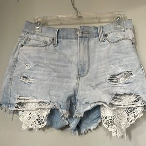 mud jean shorts